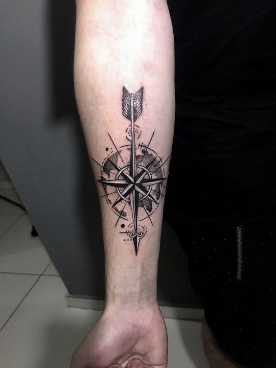 Compass Tattoo